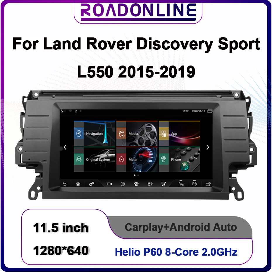 11.5 Inch Android12 For Land Rover Discovery Sport L550 2015-2019 Car GPS Multimedia Player Stereo Radio Receiver Touch Screen