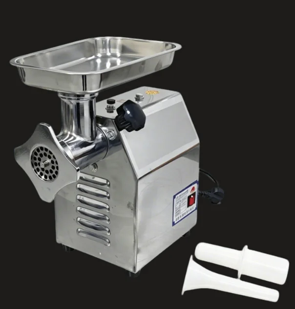 Desktop meat grinder, stainless steel high-powerautomatic multi-functional sausage filler, household meat and vegetable shredder