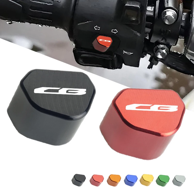 

CNC Aluminum Motorcycle Button Turn Signal Switch Key Cap For Honda CB650R CB600F CB500X CB500F CB400 CB750 CB1000R CB 650R