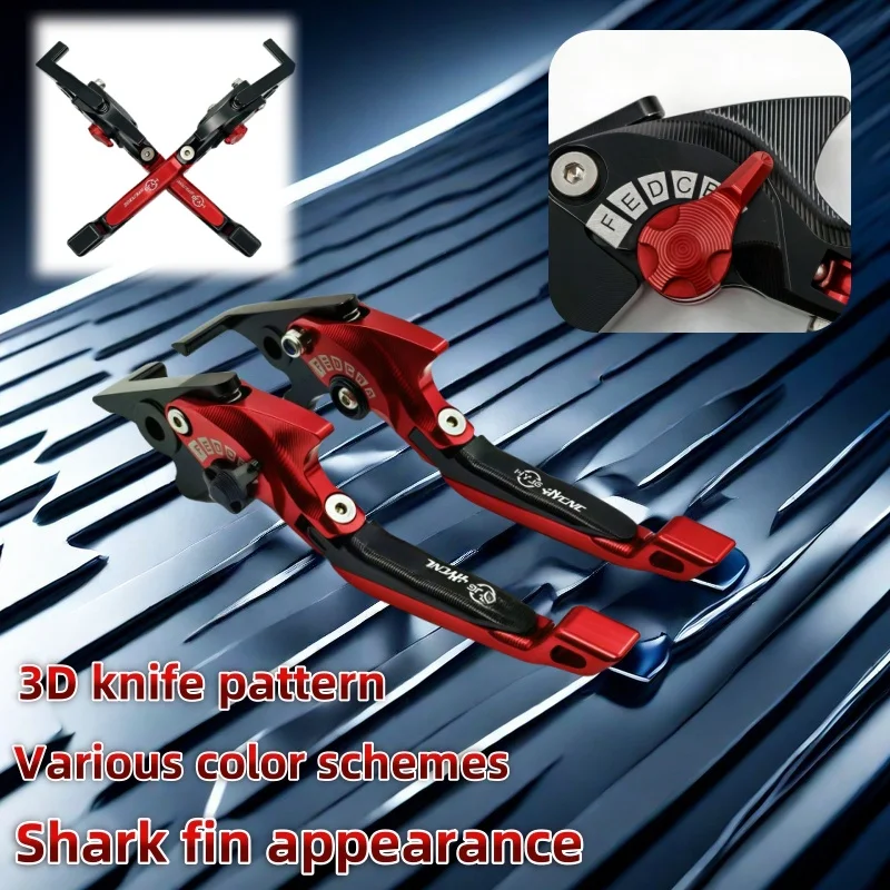3D Brake Lever Set For Honda CBR954RR 2002-2003 CBR600RR 2003-2006 Motorcycle Parts Foldable Adjustable Handle Levers