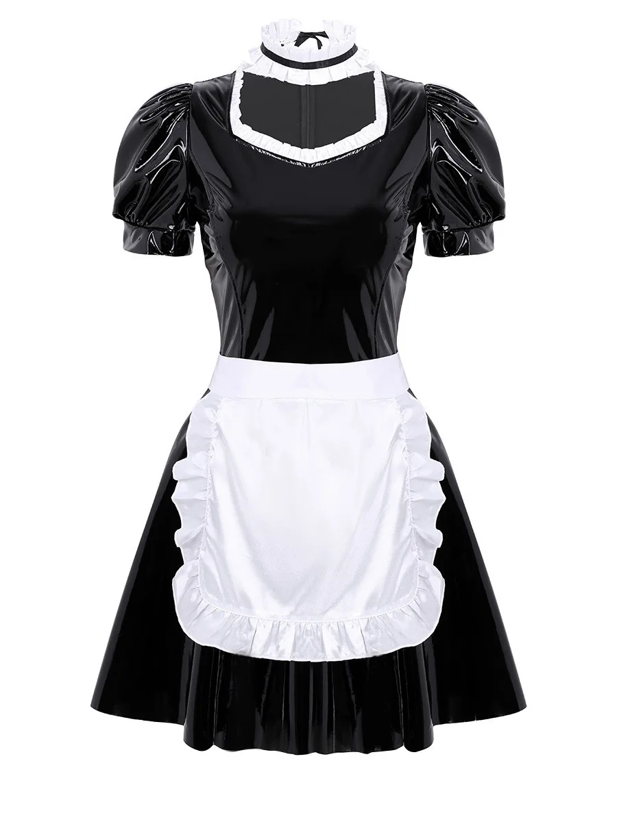 

Halloween Maid Bar Performance Clothes Women's Costume Domestic Servant Outfit Stage Performance Traditional Chinese Ethnic Wear