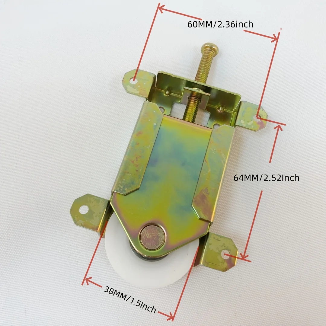 Aluminum Alloy Window Door Pulley with Groove, Bearing Sliding Door Hanger Roller, Heavy Duty Cabinet Wardrobe Door Caster Wheel - view 2