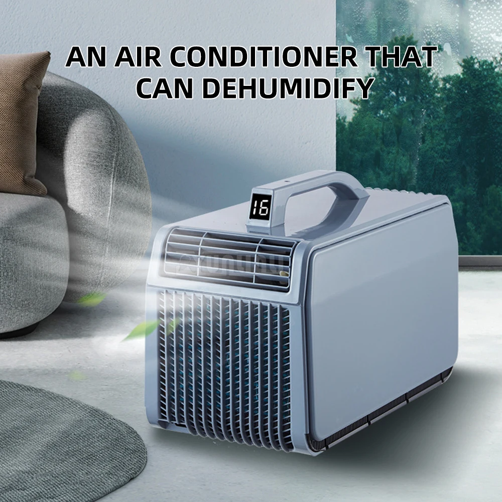 مكيف هواء محمول لخيمة التخييم في الهواء الطلق التيار المتناوب/تيار مستمر بالطاقة التحكم في المناخ سخان برودة وحدة تكييف الهواء المحمول الصغيرة