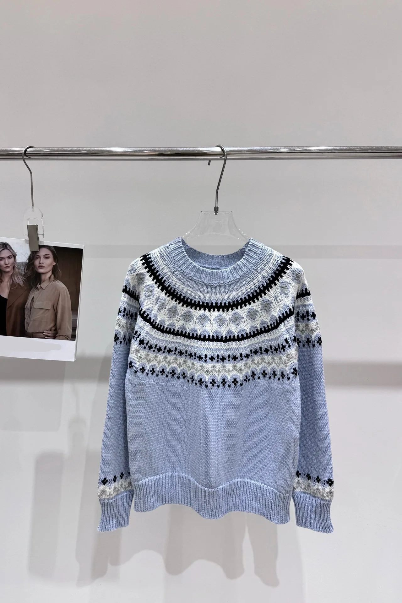 느슨한 니트 캐주얼 울 라운드 넥 스웨터 여성 가을 ​​겨울 패션 자카드 풀오버 탑 편안한 긴 소매 C239