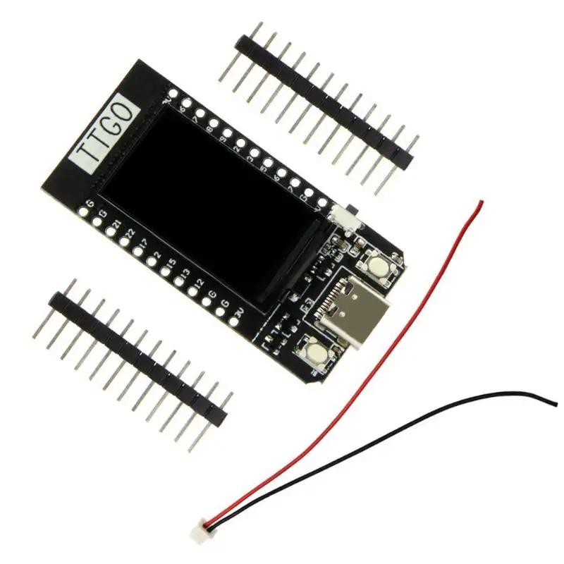 

T-Display ESP32-D0WD CH9102 Чип 16 МБ Wi-Fi и Bluetooth-совместимый модуль Макетная плата 1,14-дюймовый ЖК-управление