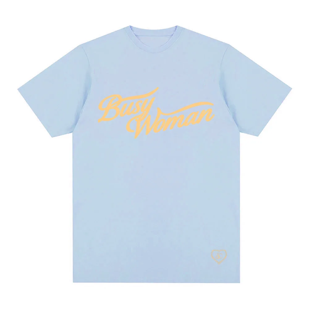 Busy Woman Baby Tee 2026New Sabrina Carpenter Website TEE 100%cotton Comfortable High Quality Cartoon Print Round Neck Soft Tees