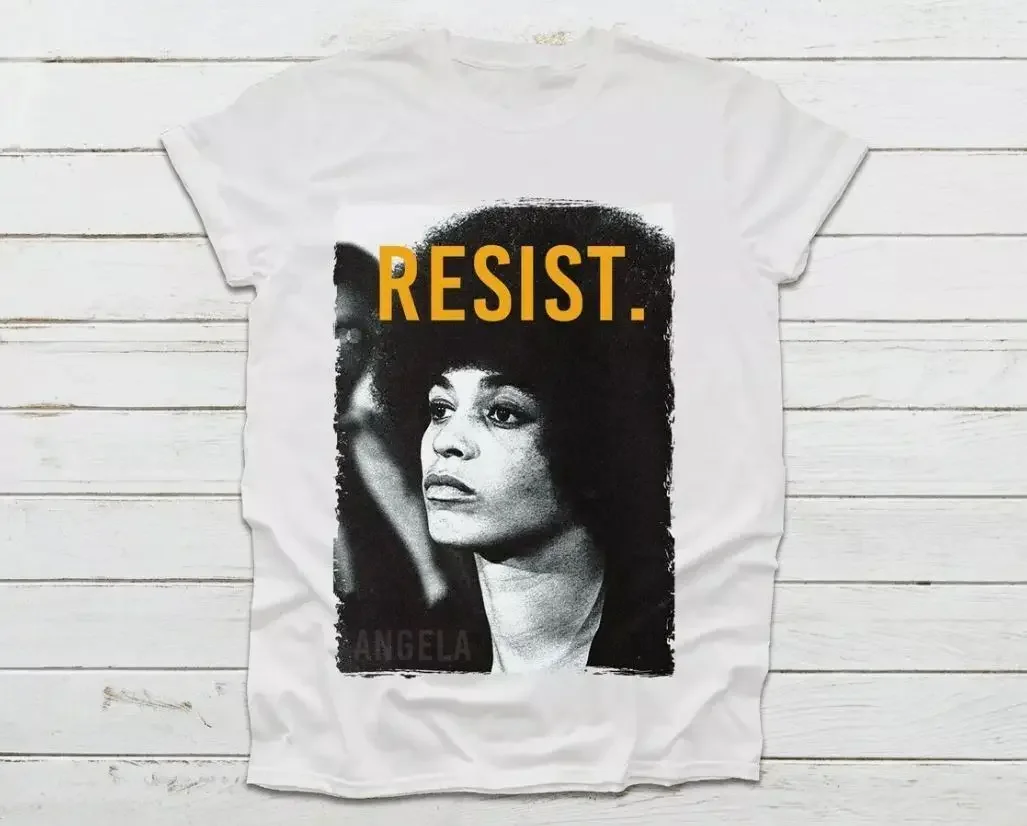 

Мужская футболка Grateful Angela Davis, все размеры S 5XL, подарок для фанатов