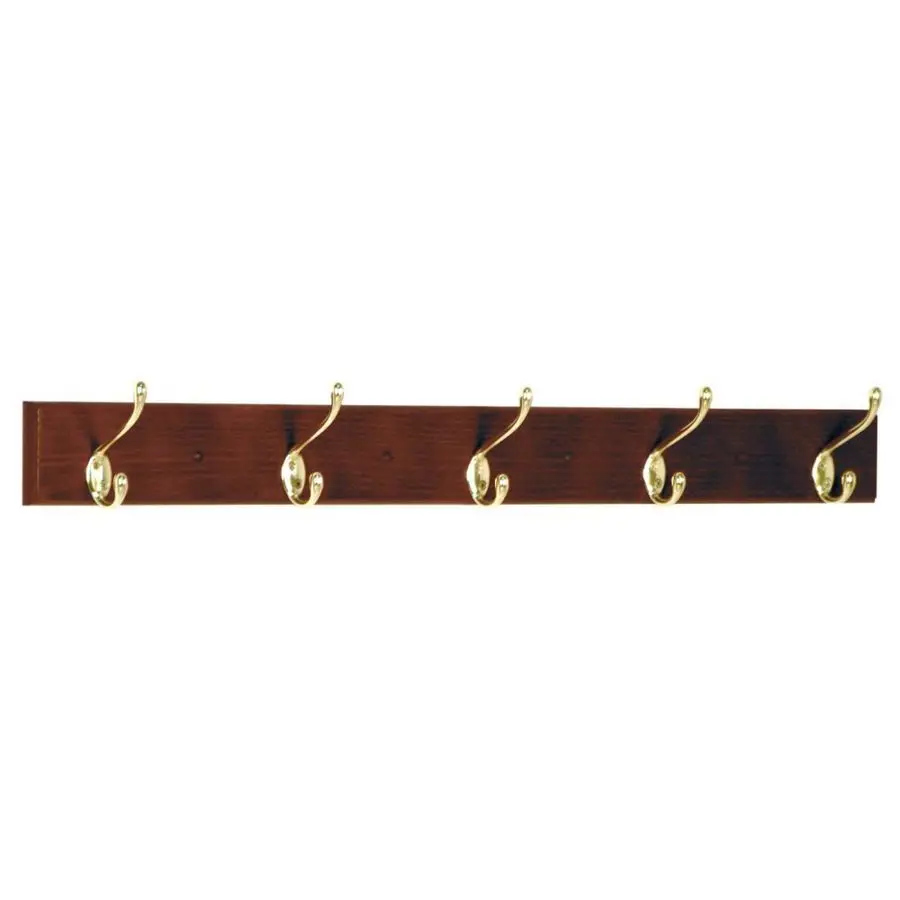 

12Inch 2Peg Coat Rack, Mahogany