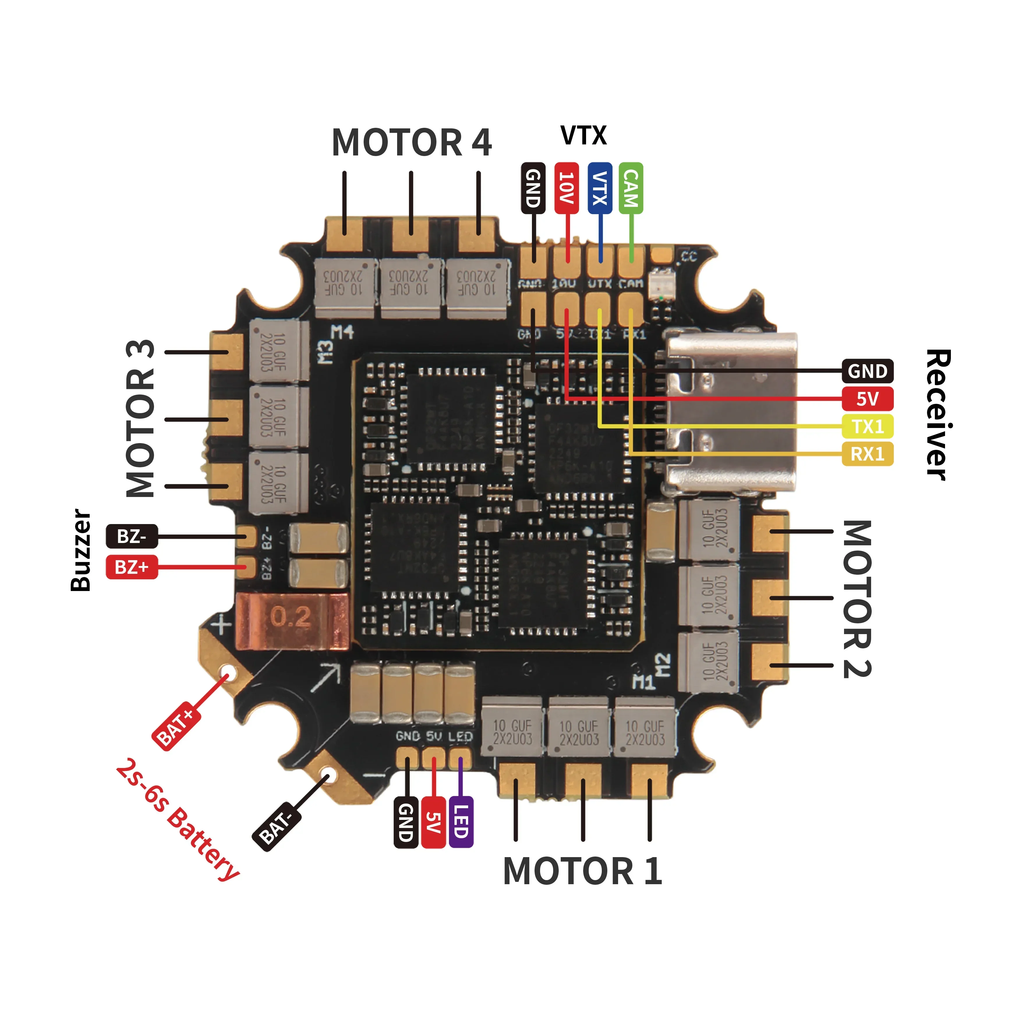 Holybro Kakute G4 AIO FC & 35A ESC (AM32)