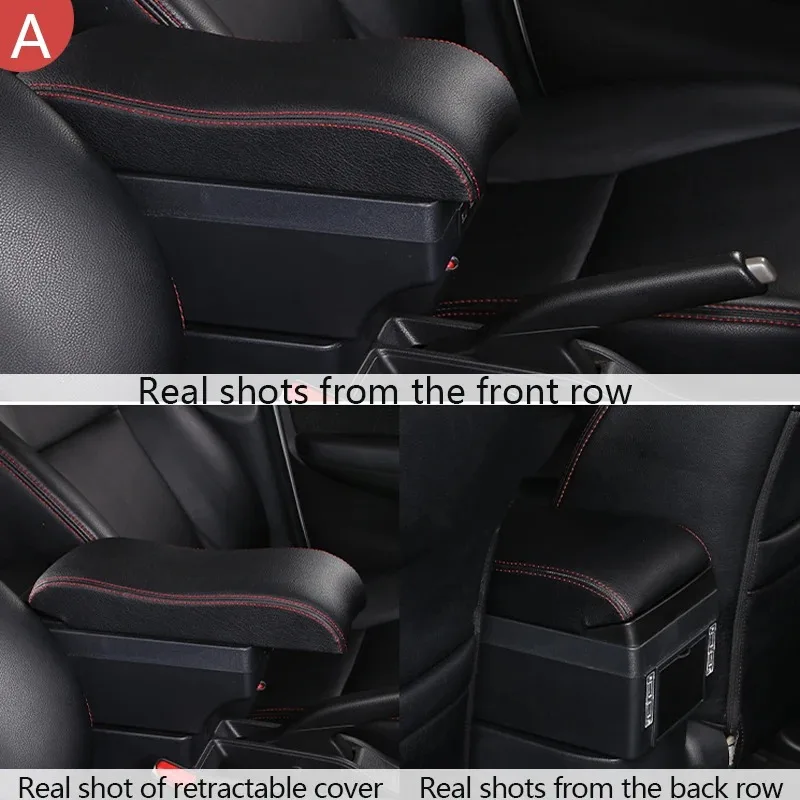 Para Opel Astra caja de reposabrazos para Opel Astra H 2006-2011 reposabrazos de coche caja de almacenamiento de superficie curva instalación Simple dedicada