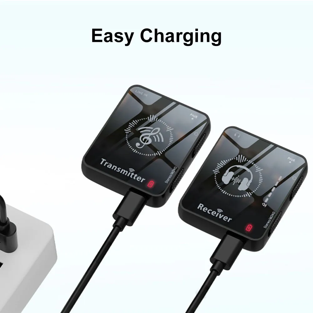 

24-битный 48 кГц 2.4G передатчик для наушников, система наушников 2.4 ГГц с низкой задержкой, низким уровнем шума, моностерео переключателем