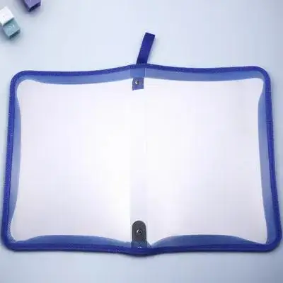 

1Pcs Transparent Zipper File Bag A4 Lightweight Document Folder Document Storage Organizer File Bag Zipper Storage Pouch