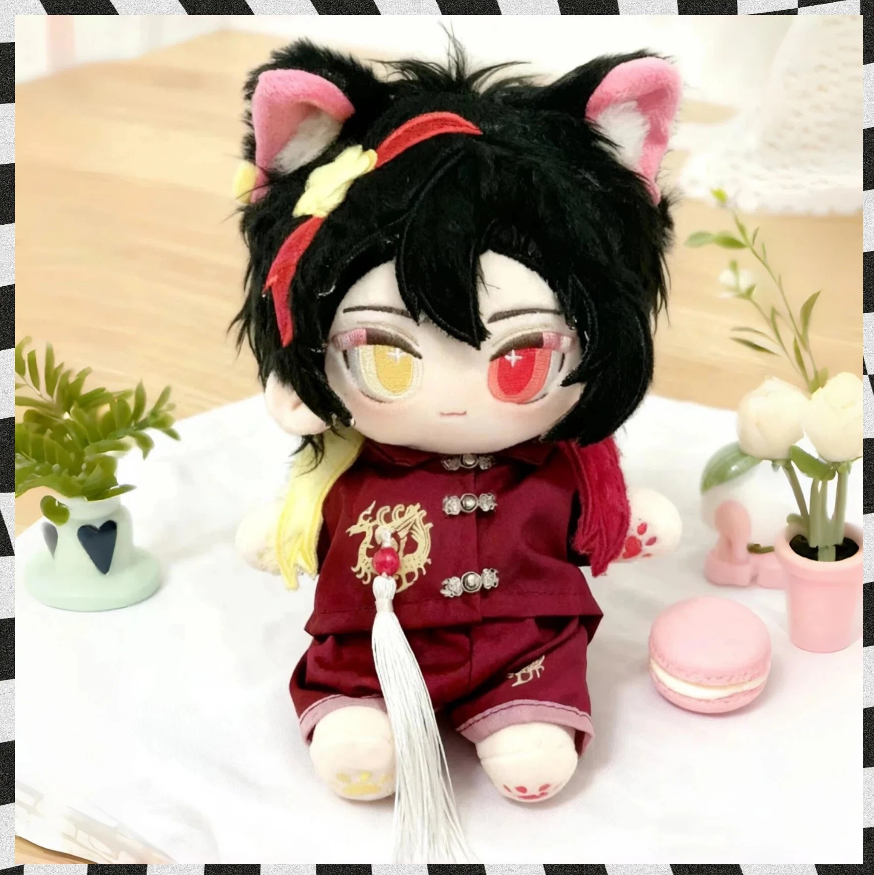 

CH Countryhumans Attribute 20cm Cotton Doll CHN Cute Authentic Peripheral DRESS-UP COTON Doll Game Animation Customization Gift