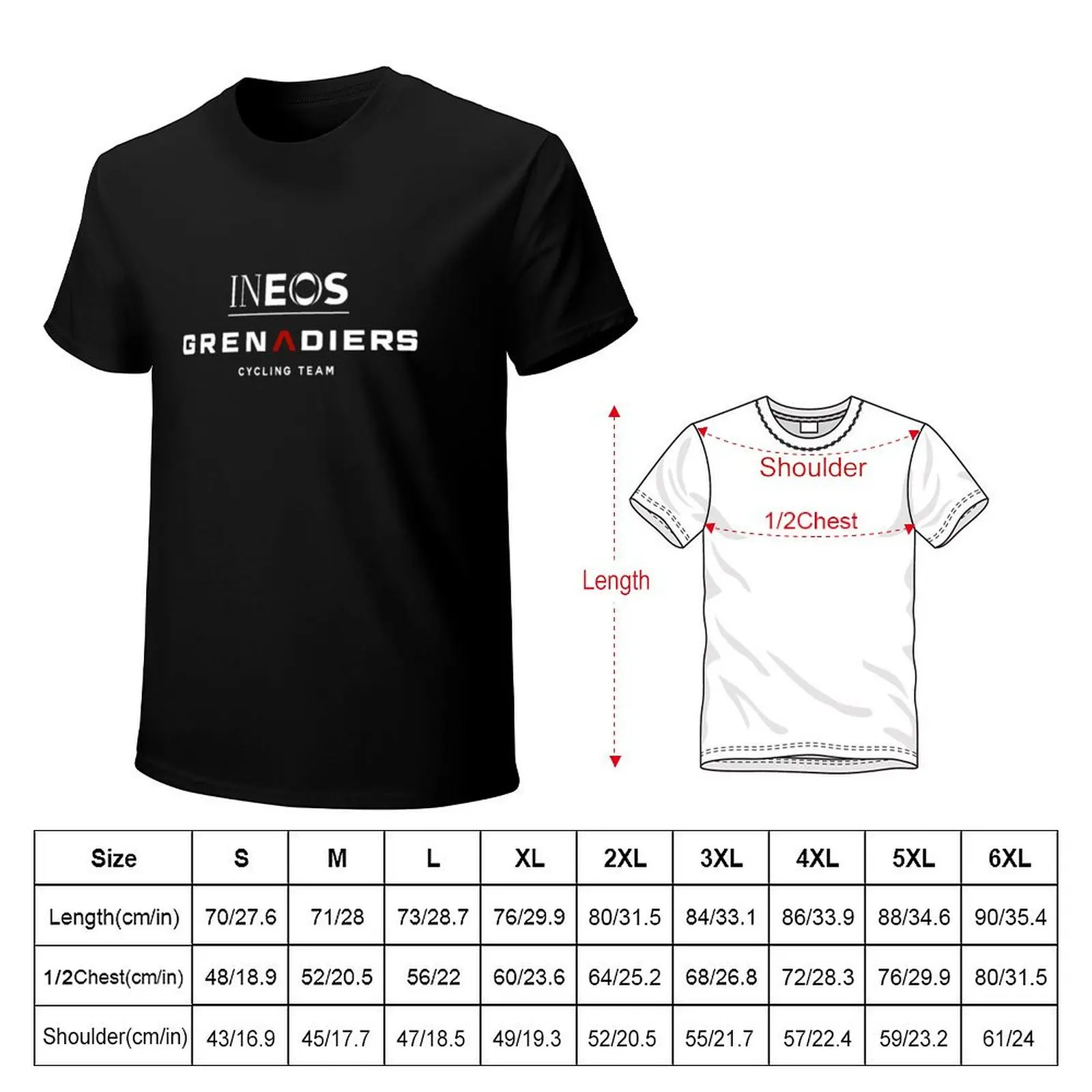 INEOS GRENADIERS PRO CYCLING TEAM Giro D'italia 2023 T-Shirt t shirt man casual T-Shirt