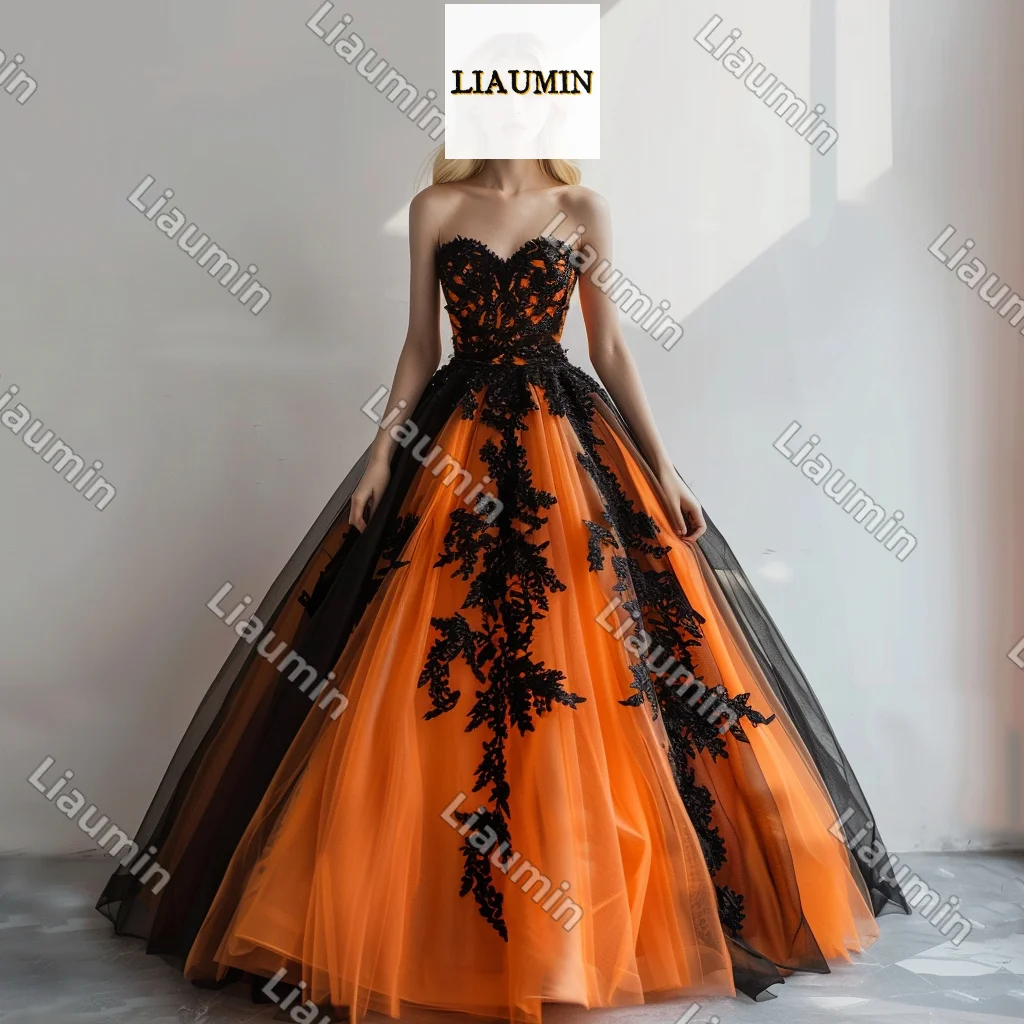 New Custom Made Tulle Lace Applique Sleeveless Strapless Floor Length Lace Up Wedding Gown Formal Evening Prom Dress J5-2.18