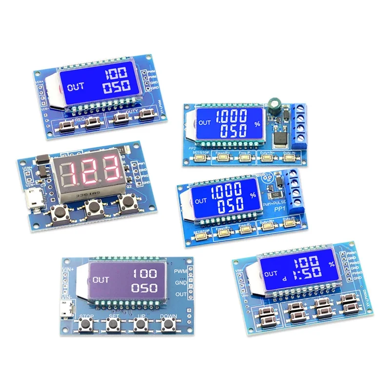1/2/3 канала с цифровым дисплеем, частота импульсов ШИМ, прямоугольная волна, модуль генератора сигналов, модуль платы ШИМ