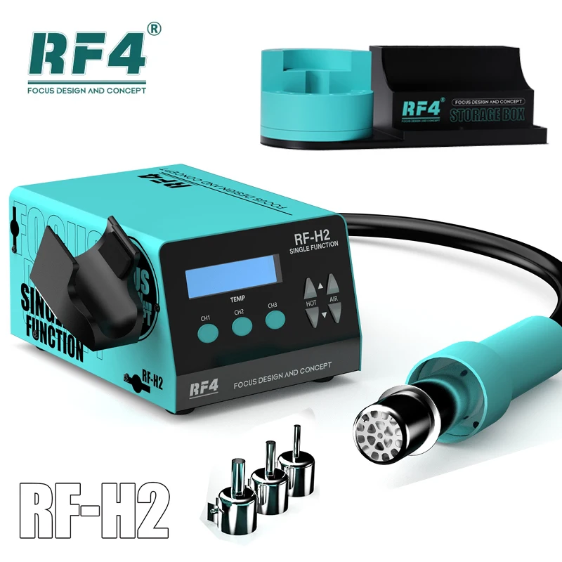 RF4 New1000W Fast Desoldering Hot Air Gun Soldering Station Digital Display Intelligent BGA Rework Station To PCB Chip Repair H2