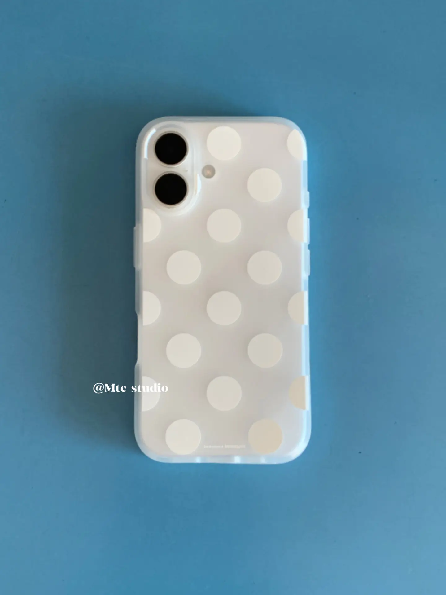 Korean ins Large Polka Dots Y2K Summer Phone Case For iPhone 17 16 15 14 13 12 11 Pro XR XS X Max 7 8 Plus MINI Y2K Cover