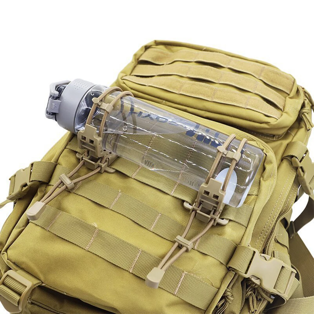 Tactical Wheel Clamp Tactical Backpack Binding Buckle Gear Holder Clip Hanging Buckle Military Molle Tactical Accessories