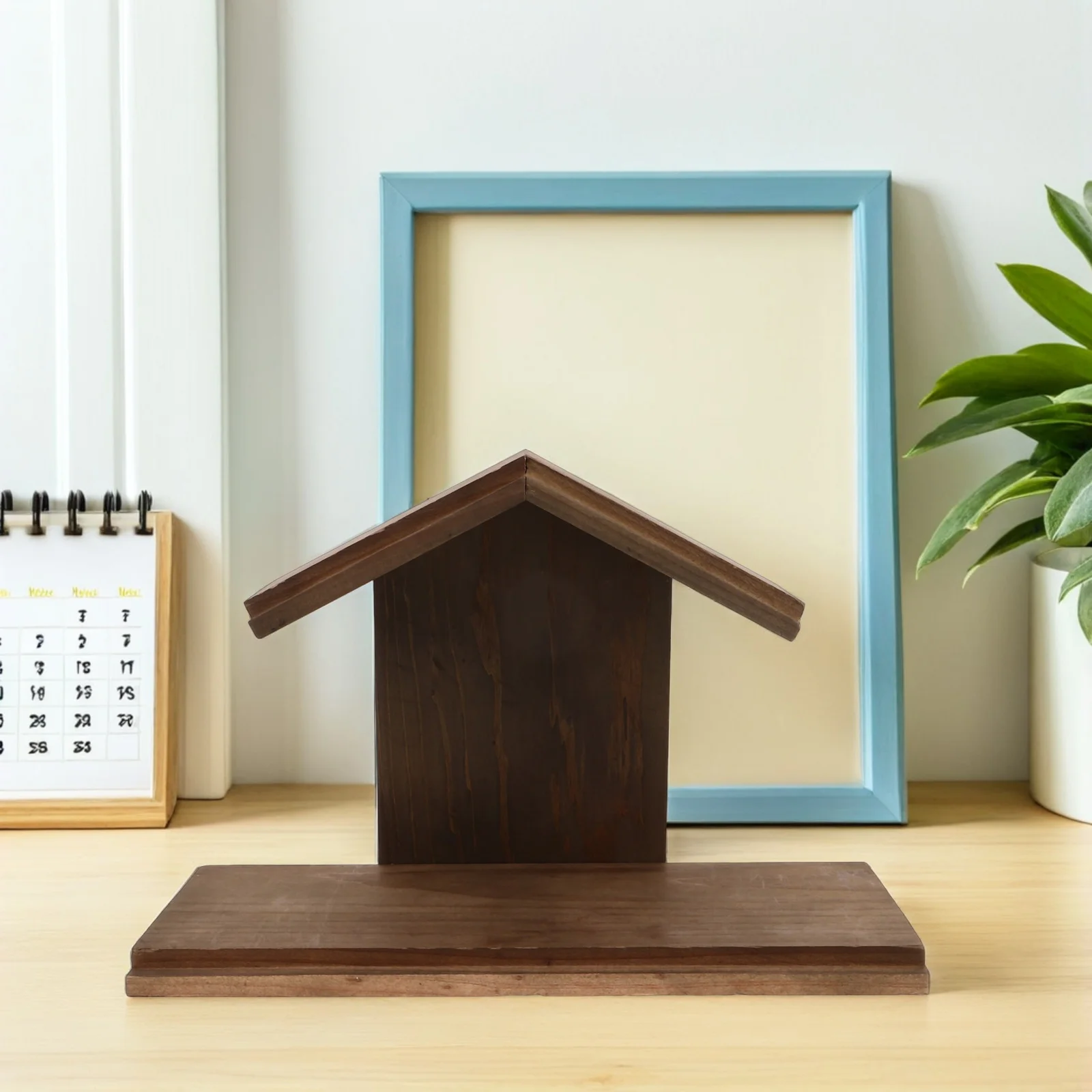 

Wooden Manger Christmas Nativity Scene Miniature Jesus Manger Ornament Church Holiday Party Photo Booth Props