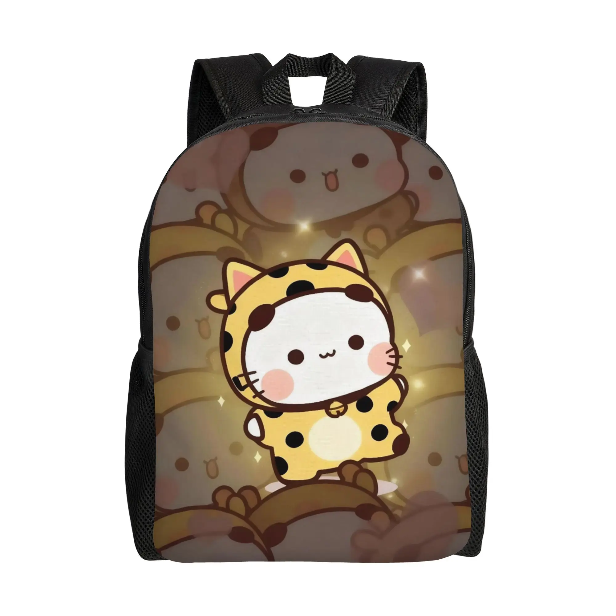 

Cartoon Panda Bubu Dudu Casual Backpack with Pocket Student Hiking Travel Daypack for Men Women College Shoulder Bag