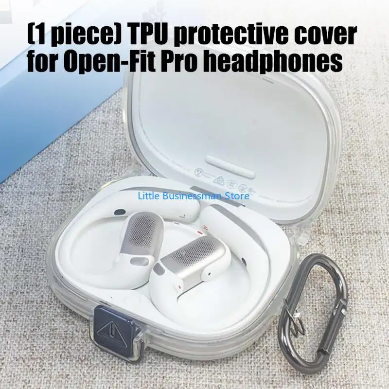 Smooth Shell Cover for Earbud Charging Case with Clip Carry Daily M76A