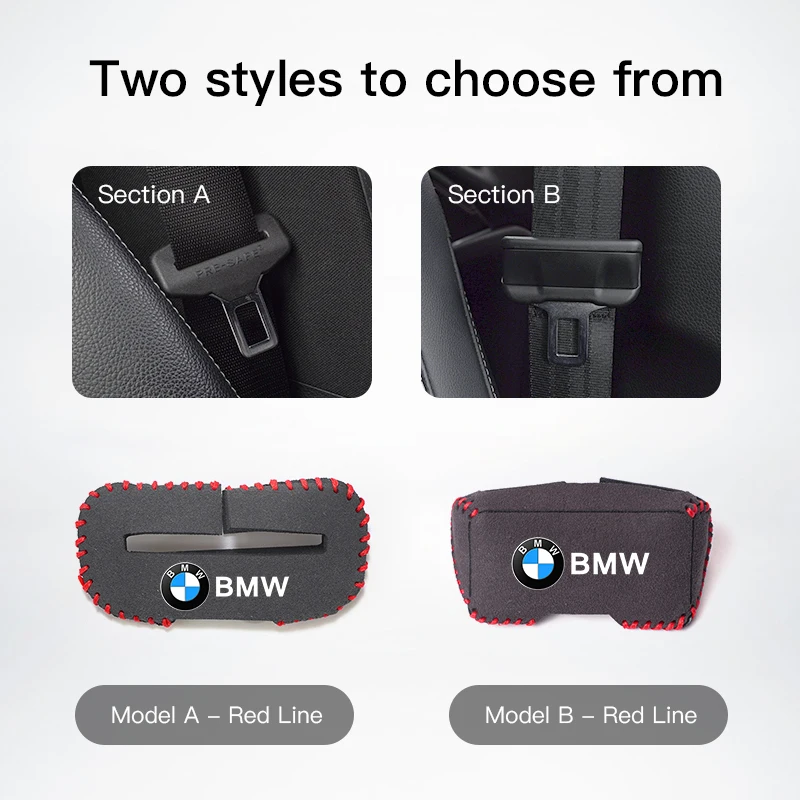 Car Seat Safety Belt Buckle Plug Protector For BMW Performance F30 F10 E90 F20 E46 E60 E70 E39 E36 E87 X7 E92 E91 E28 X3 X1 X2