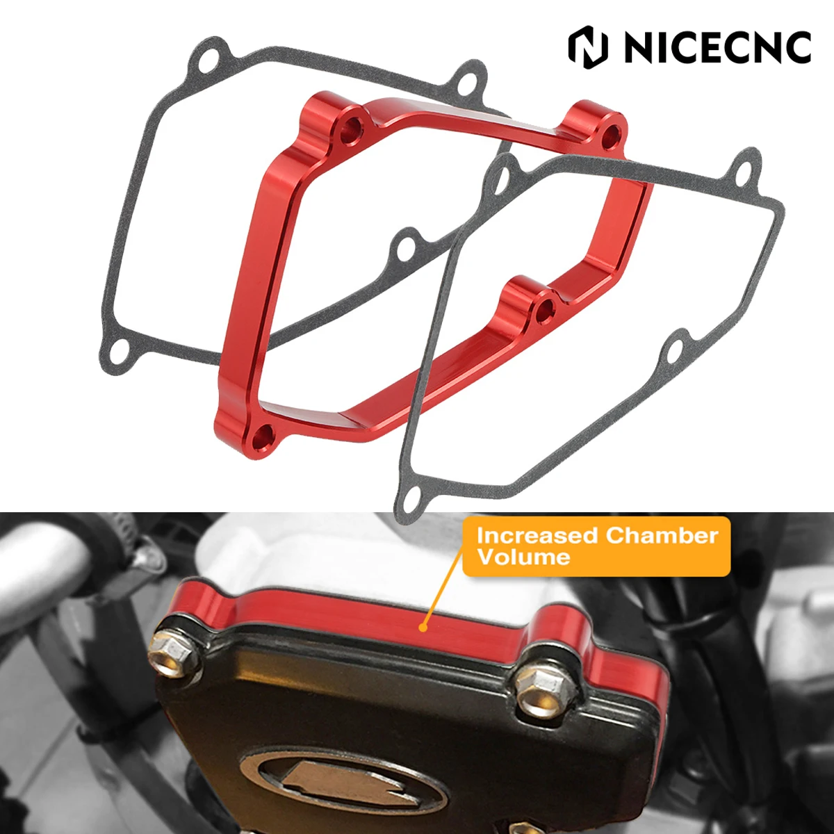

For 2024 Beta RR 300 RR 250 2013-2024 NICECNC Motorcycle Exhaust Power Valve Spacer Gasket Xtrainer 300 X-Trainer 300 2015-2022