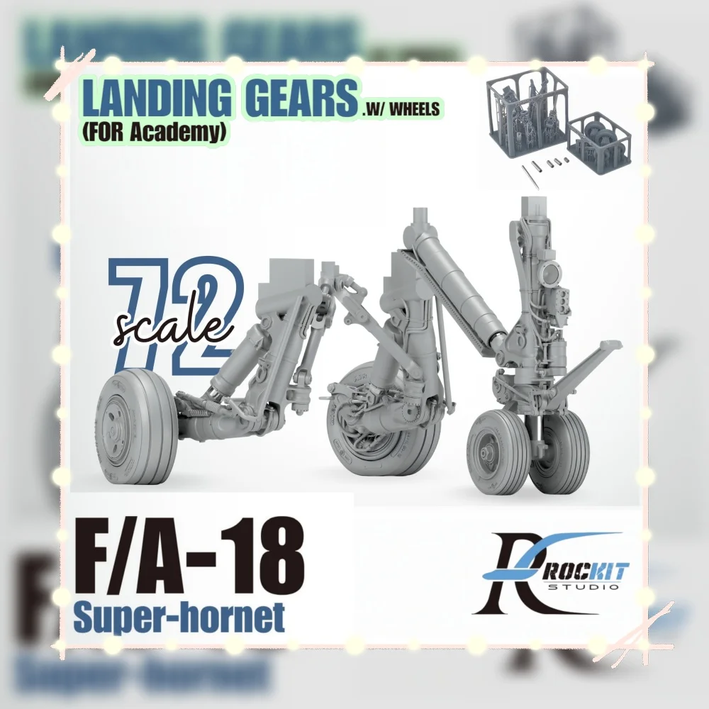 

ROCKIT 1/72 Scake 720701A F/A-18 Шасси Super-Hornet с колесами для (ACADEMY)
