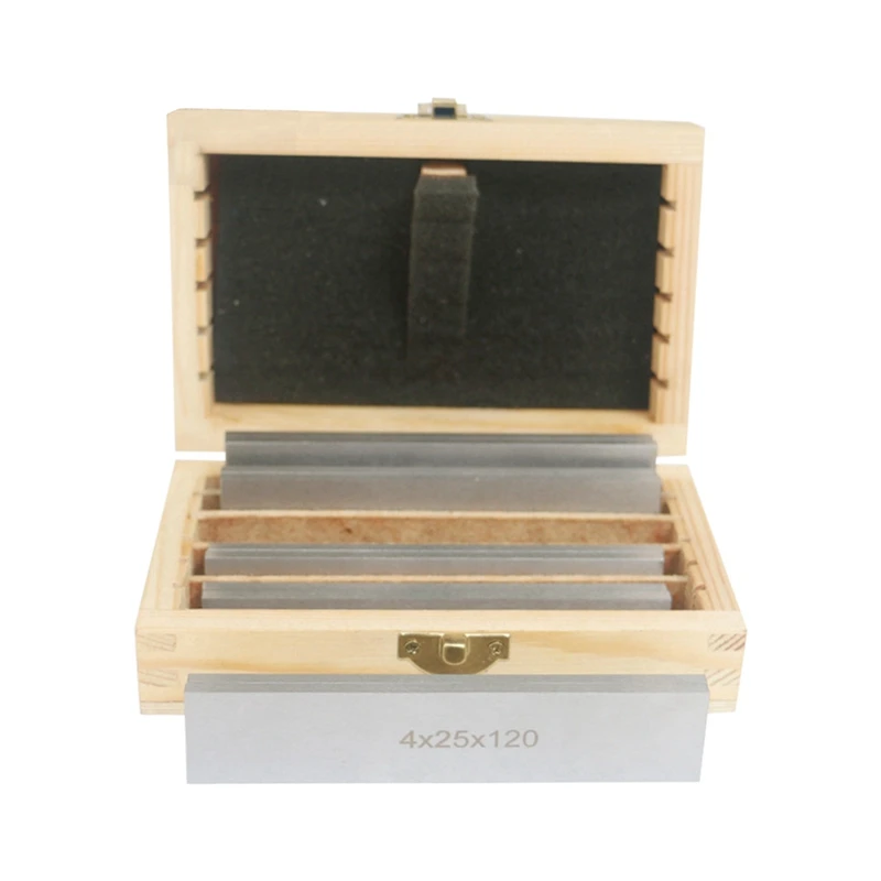 

A98E-6 Pairs 12Pcs Parallel Pad Gauge Block CNC Milling Pads Set 120Mm X (10-35Mm) For Vices Milling Machine Lathe