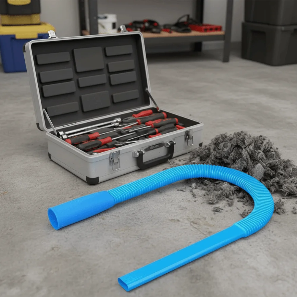 Elastic Connector Dryer Vent Cleaner Kit Vacuum Hose Quickly Cleaning Compatible Design Vacuum Hose Attachment Universal