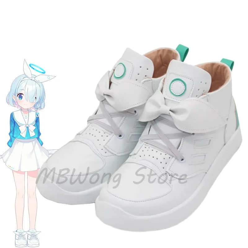 

Games Blue Archive Arona Cosplay Shoes Boots Lively Girl Anime Role Play Uniform Halloween Carnival Party Outfit Props Women Men