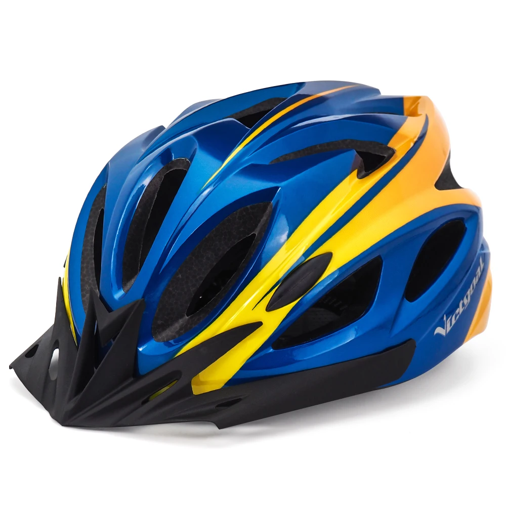 AliExpress NONE VICTGOAL Adults MTB Road Bike Helmets with Visor LED Rear Light Men Women Cycling Safety Caps Road Bicycle Helmets MTB E-Bike Scotter Headgear