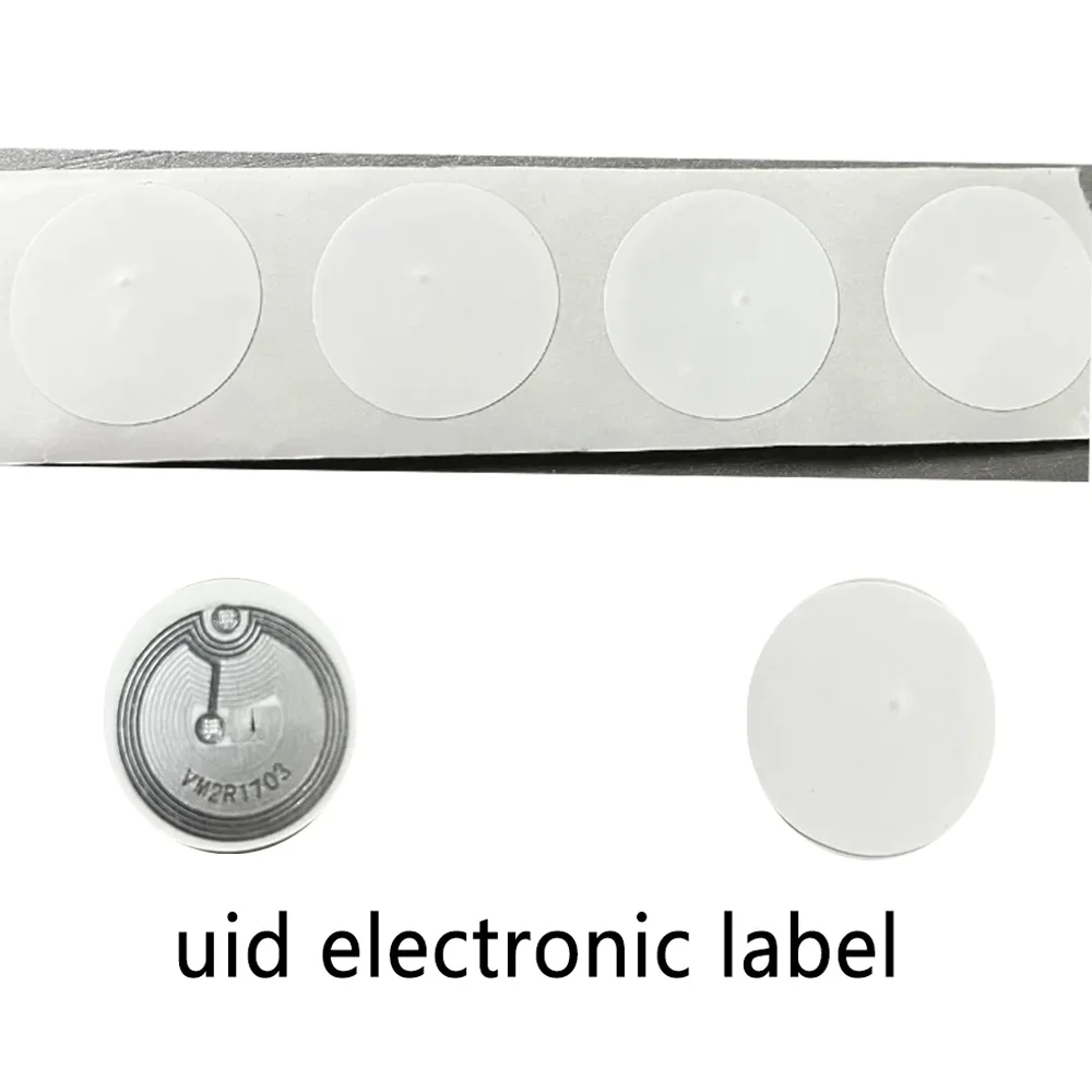 50/100pcs Rfid Smart Chip Uid Block 0 Changeable Re-writtable Round Dia25mm Sticker 13.56mhz Iso 14443a Nfc Copy Clone Label