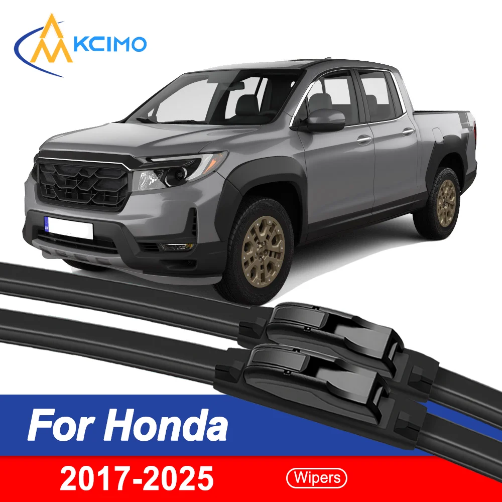 

Clear Vision Rain or Shine 2PCS Front Wiper Blades for Honda Ridgeline YK2 2017-2025 All-Weather Durability Safe Driving