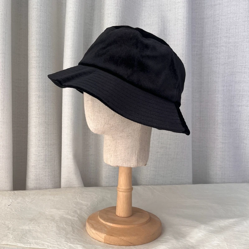 Oversized Autumn Winter Velvet Bucket Hat Men XXL Big Head 62cm Golf Warm Fisherman Hat Large Big Size Sun Hat Man Woman