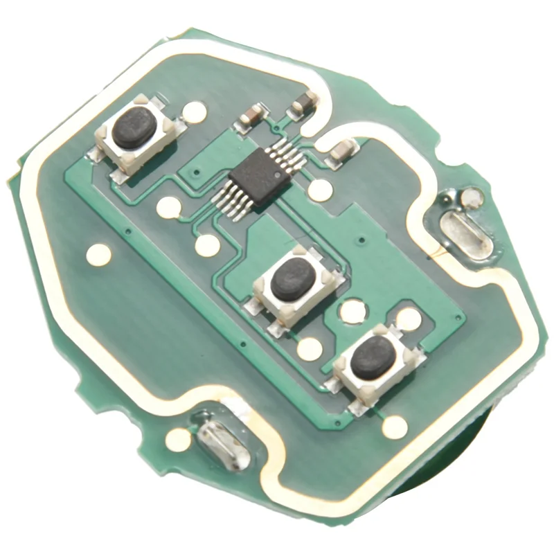 

8X 3 Button Remote Car Key Control Circuit Board 315Mhz/433Mhz For BMW 3 5 Series E46 E39 EWS Without Key Shell