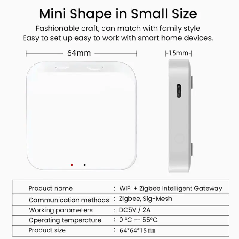 Tuya ZigBee Smart Gateway Multi-model Bluetooth Hub Bridge Smart Home Works With Smart Life ZigBee Sensor Via Alexa Google Home