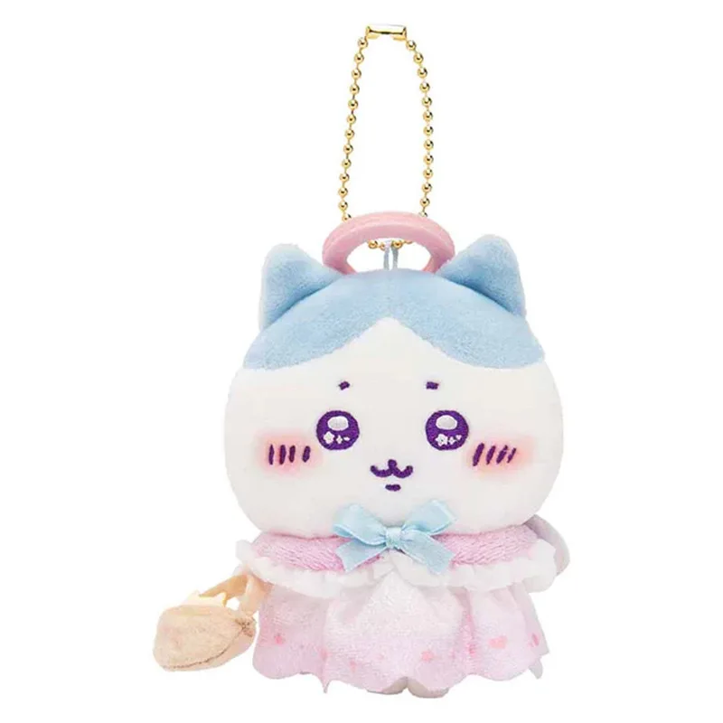 Miniso Chiikawas 10Cm Keychain Kawaii Hachiware Anime Cute Cartoon Usagi Backpack Plush Toys Pendant Decorate Gifts Girls Toys