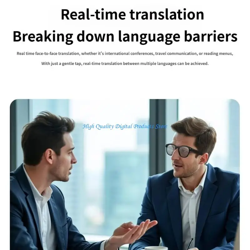 

Очки U2JE AI с Bluetooth-совместимым соединением для чистого звука