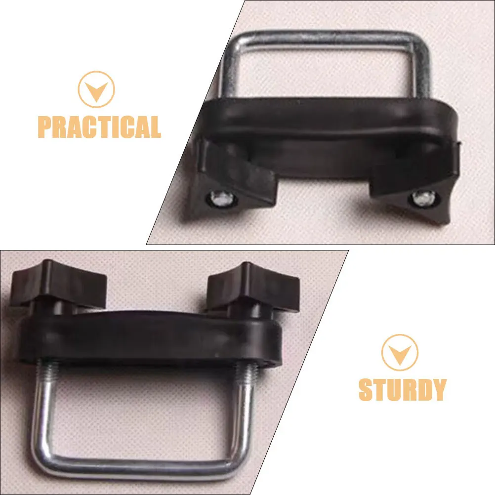 

2Pcs Roof Rail Clips Heavy Duty Metal Plastic Car Roof Rack Crossbar Clamps Secure Transport Travel Crossbar Clips