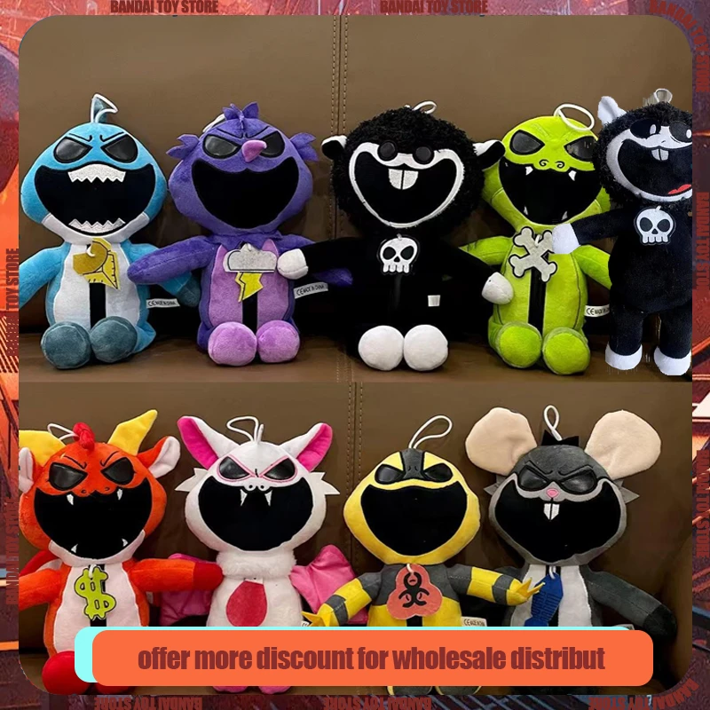 Anime Figure 30cm Nightmare Critters Plush Toys Kids Gifts For Boys Room Decoration Soft Stuffed Doll Toy Christmas Gift