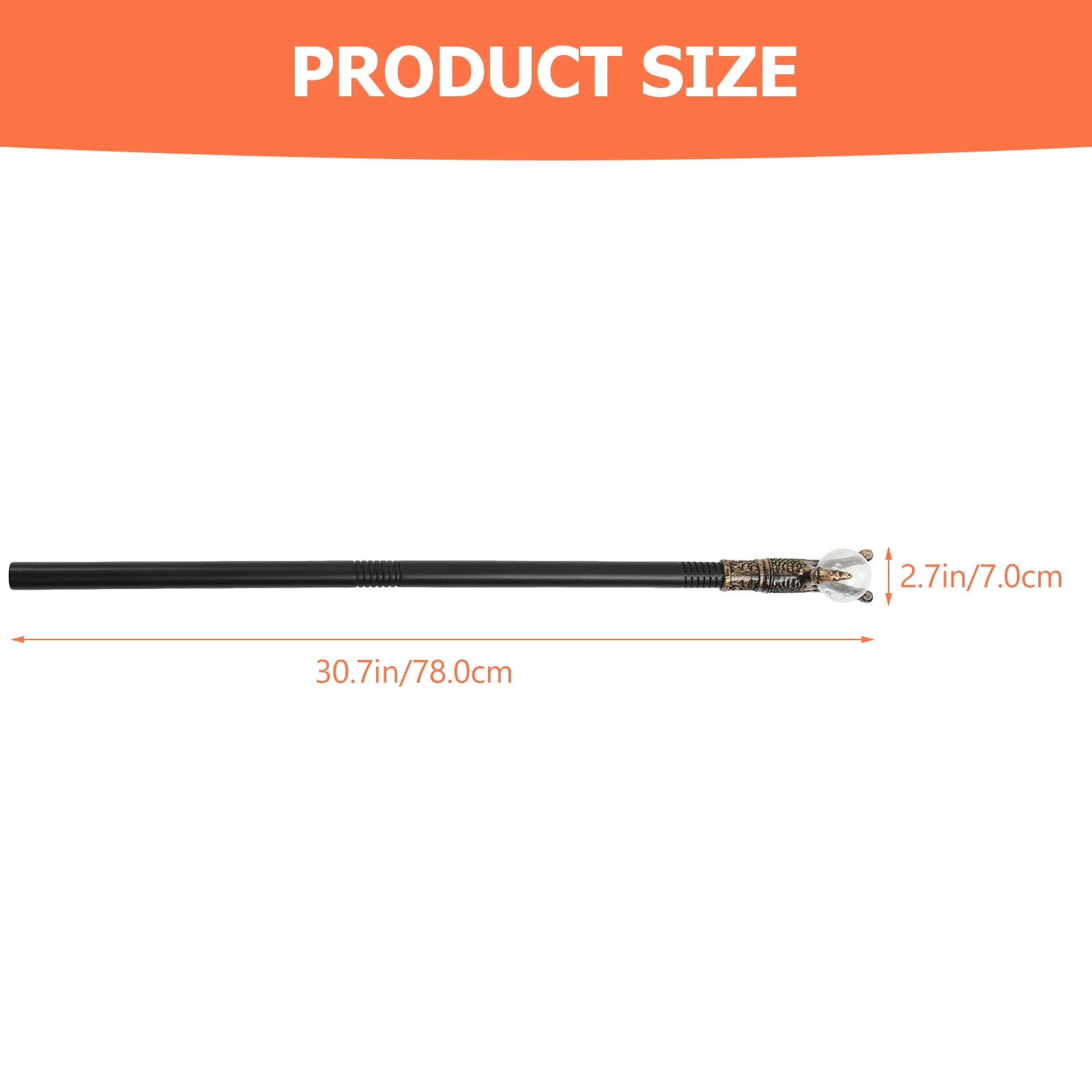 1pc Cane Scepter For Kids Adults Lightweight Halloween Costume Prop Creative Photo Stage Performance Accessory Funny