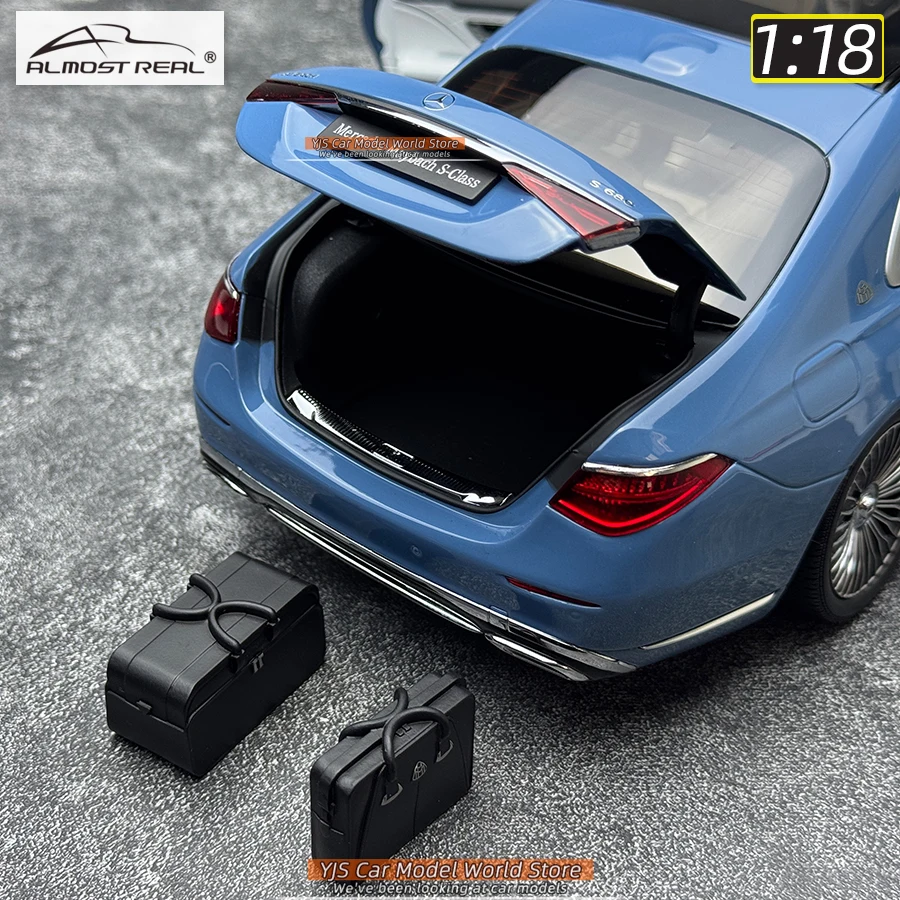 Almost Real Diecast  model 1/18  S-Class 2021  car model Metal send friends send leaders birthday presents