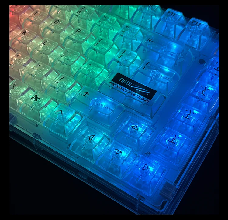 140 Keys Transparent Keycaps English Backlit KCA Profile PC Dye Sublimation Mechanical Keyboard Keycap For MX Switch 1.75U Shift