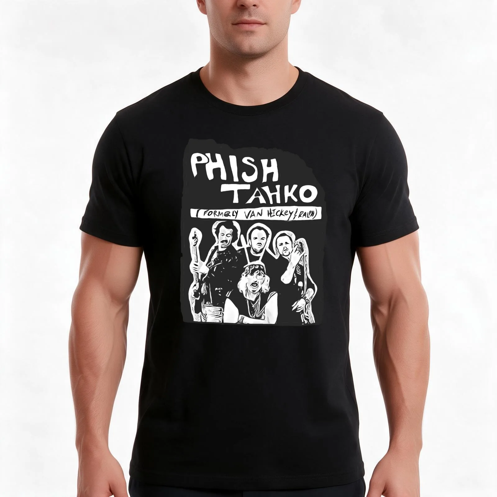 Phish Tahko Poster - Live at the Crab Shack T-Shirt, Summer Casual Cotton Tee, Oversized Streetwear Tops, Vintage Graphic Print