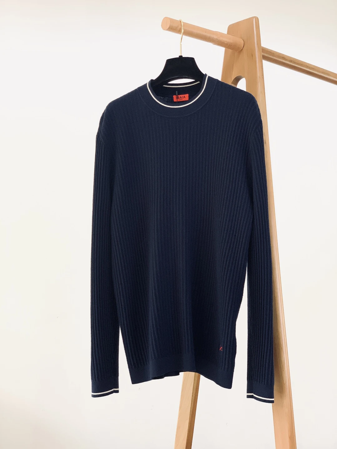 BLLIYOSS Revers-Langarm-Wollhemd für Herren, 2025, FW, neu, warm, bequem, Reißverschluss, Elastizität, Stickerei, hochwertige Größe M48-3XL56