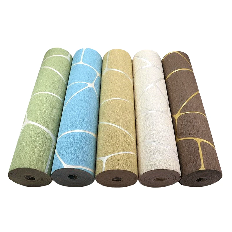 3D Geometric Wallpaper for Living Room Bedroom Stripes Patterned Modern Design Wall Paper Roll Home Decor Papel Pared Non-woven