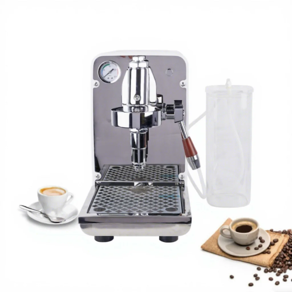 Cafetera Espresso Profesional de 110V/220V, Acero Inoxidable, 15 Bares, Control Manual, Cabezal E61, 58mm