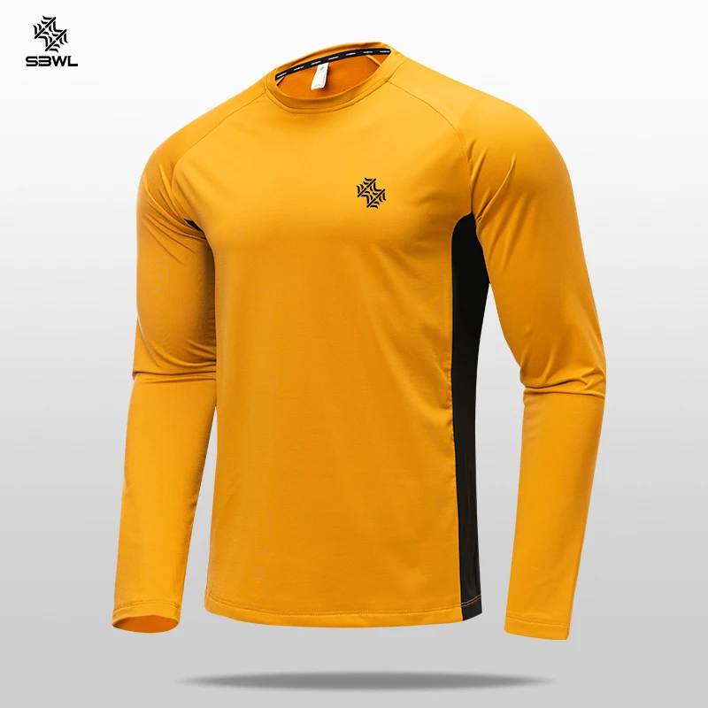 

SBWL New 2024 Autumn/winter men's outdoor sports long sleeve base shirt ski running hiking mountaineering sports T-shirt Tops